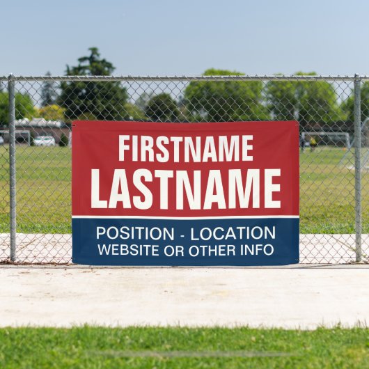 Aangepaste Campagneapparatuur voor lokale en staat Spandoek (Insitu)
