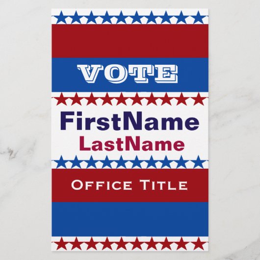 Aangepaste campagnesjabloon flyer (Voorkant)