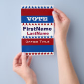 Aangepaste campagnesjabloon flyer (Hand)