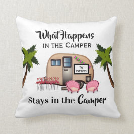 Aangepaste Camper/Flamingo Kussen
