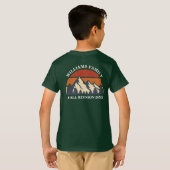 Aangepaste Camper Name Family Reunion Mountain Kin T-shirt (Achterkant volledig)