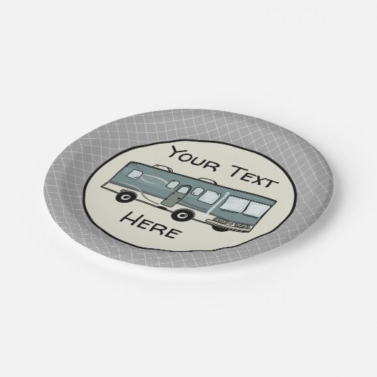 Aangepaste Camper Papieren Bordje (Gekanteld)