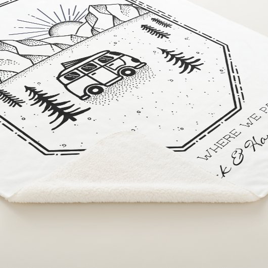 Aangepaste Camper Van Life buitenshuis Camping Sherpa Deken (3/4)