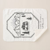 Aangepaste Camper Van Life buitenshuis Camping Sherpa Deken (Voorkant (horizontaal))