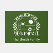 Aangepaste Camping Camper Trailer RV Deurmat (Voorkant)