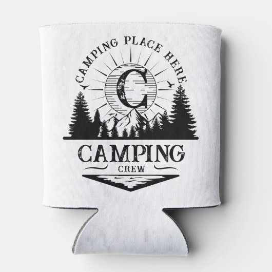 Aangepaste camping crew familie matching blikjeskoeler (Achterkant)