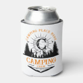 Aangepaste camping crew familie matching blikjeskoeler (Blikje Voorkant)