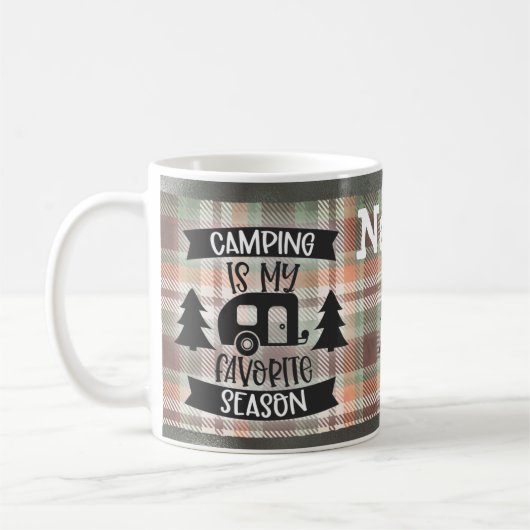 Aangepaste Camping Design Coffee Mok Cup (Links)