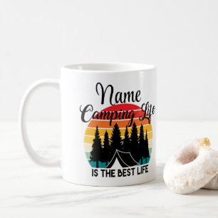 Aangepaste Camping Life Design Coffee Mok Cup