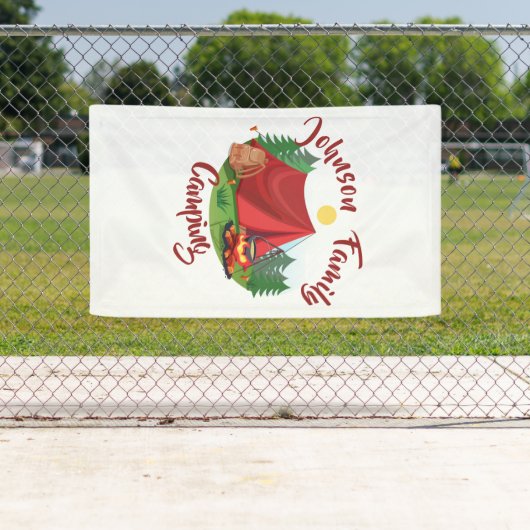 Aangepaste camping spandoek (Insitu)