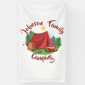 Aangepaste camping spandoek (Verticaal)