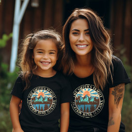 Aangepaste camping team matching familie reünie t-shirt