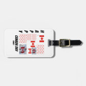 Aangepaste Canada Day 9 Photo Collage Luggage Bagagelabel (Voorkant horizontaal)