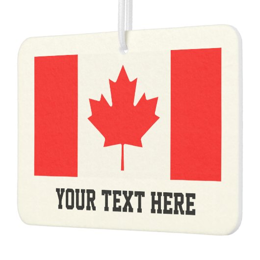 Aangepaste Canadese esdoorn blad vlag auto luchtve Luchtverfrisser (Links)