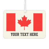 Aangepaste Canadese esdoorn blad vlag auto luchtve Luchtverfrisser (Voorkant)