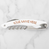 Aangepaste Canadese Kurkentrekker Leaf Bottle Open (Achterkant)