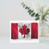 Aangepaste Canadese vlag Briefkaart (Staand voorkant)