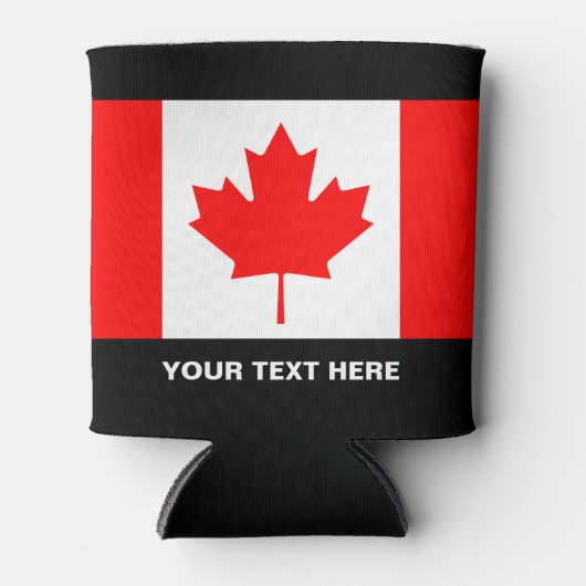 Aangepaste Canadese vlag koelboxxen voor Canada Da Blikjeskoeler (Voorkant)
