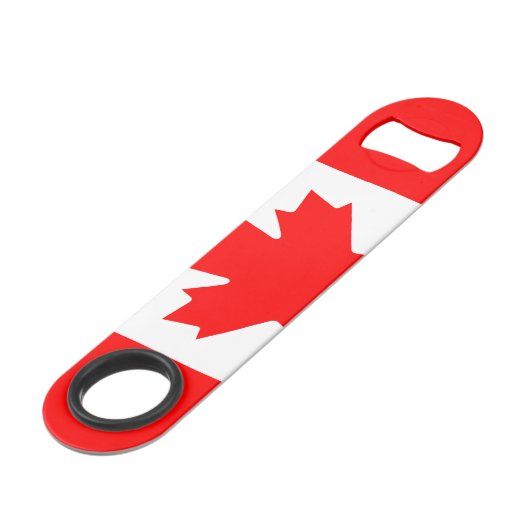Aangepaste Canadese vlag Pro Speed flesopener Flessenopener (Voorkant Gekanteld)