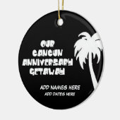 Aangepaste Cancun Jubileum Gift Keramisch Ornament (Links)