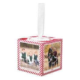 Aangepaste Candy Cane Kerstmis Grootouder Foto Decoratie