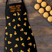 Aangepaste Candy Corn Funny Halloween Schort