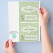 Aangepaste Candybar-verpakkingen voor babyfeestje  Flyer (Hand)