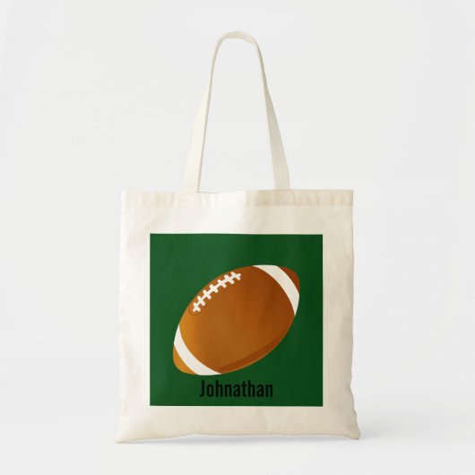 Aangepaste Canvas tas Football (Voorkant)