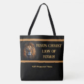 Aangepaste Canvas tas Jezus Christus Leeuw van Jud (Voorkant)
