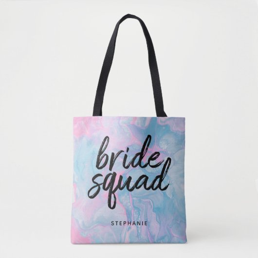 Aangepaste Canvas tas Katoen Snoep Bride Squad (Voorkant)