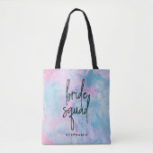 Aangepaste Canvas tas Katoen Snoep Bride Squad (Voorkant)
