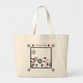 Aangepaste Canvas tas Ladybug (Voorkant)