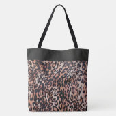 Aangepaste Canvas tas van de luipaard (Achterkant)