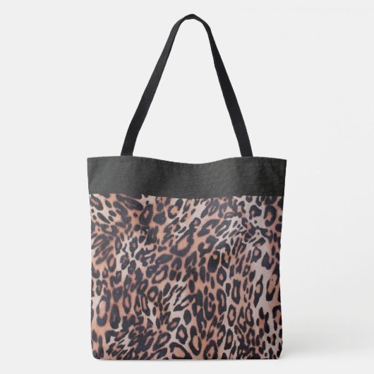 Aangepaste Canvas tas van de luipaard (Achterkant)