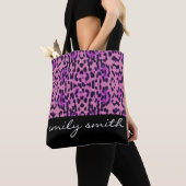 Aangepaste Canvas tas van het Leopard Pattern (Dichtbij)