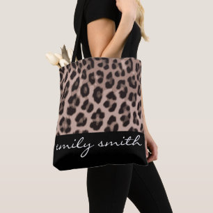 Aangepaste Canvas tas van het luipaarpatroon