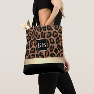Aangepaste Canvas tas van het Monogram Leopard Pat