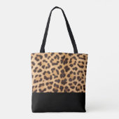 Aangepaste Canvas tas voor afdrukken leopard (Achterkant)
