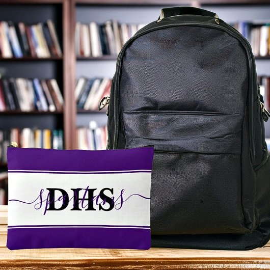 Aangepaste canvas tas voor colorblock school