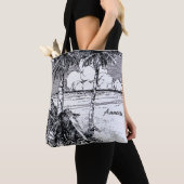 Aangepaste  Canvas tas voor het uitstrooien van bu (Dichtbij)