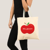 Aangepaste Canvas tas voor leraar Apple (Voorkant (product))