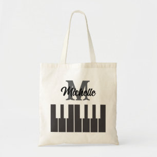 Aangepaste canvas tas voor pianosleutels voor doce