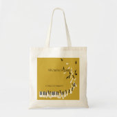 Aangepaste canvas tas voor pianosleutels voor doce (Voorkant)