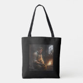 Aangepaste Canvas tassen voor mannen (Achterkant)