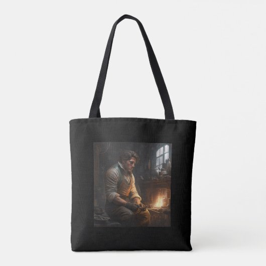 Aangepaste Canvas tassen voor mannen (Achterkant)