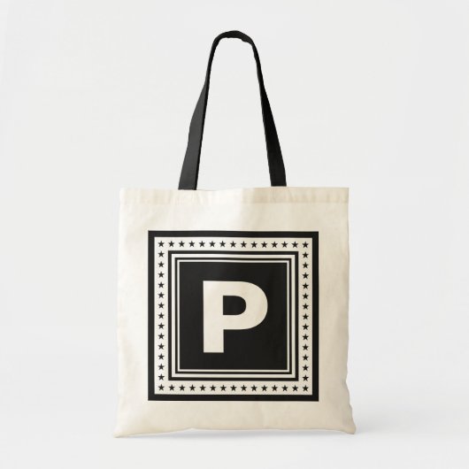 Aangepaste canvas tassen voor monogram en kleur (Voorkant)