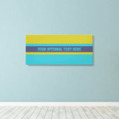 Aangepaste canvasafdruk tappatroon stripes canvas afdruk (Insitu (Houten vloer))