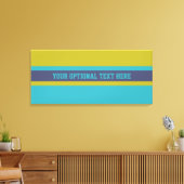 Aangepaste canvasafdruk tappatroon stripes canvas afdruk (Insitu (Woonkamer))