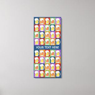 Aangepaste canvasafdruk voor BEER-Pop Canvas Afdruk