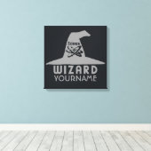 Aangepaste canvasafdruk wetenschappelijke wizard canvas afdruk (Insitu (Houten vloer))